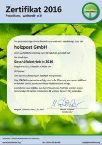 Holzpost_primaklima_2016